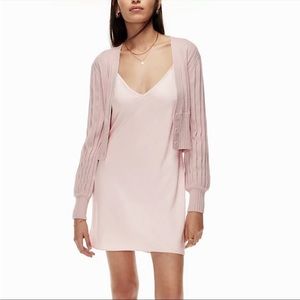 Wilfred | SECRET Mini Slip Dress - Poetic Pink